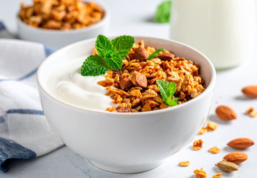 Receta Bowl de Yogur con Granola Casera