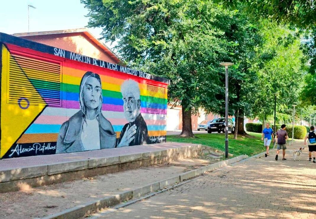 san martin de la vega mural lgtbi